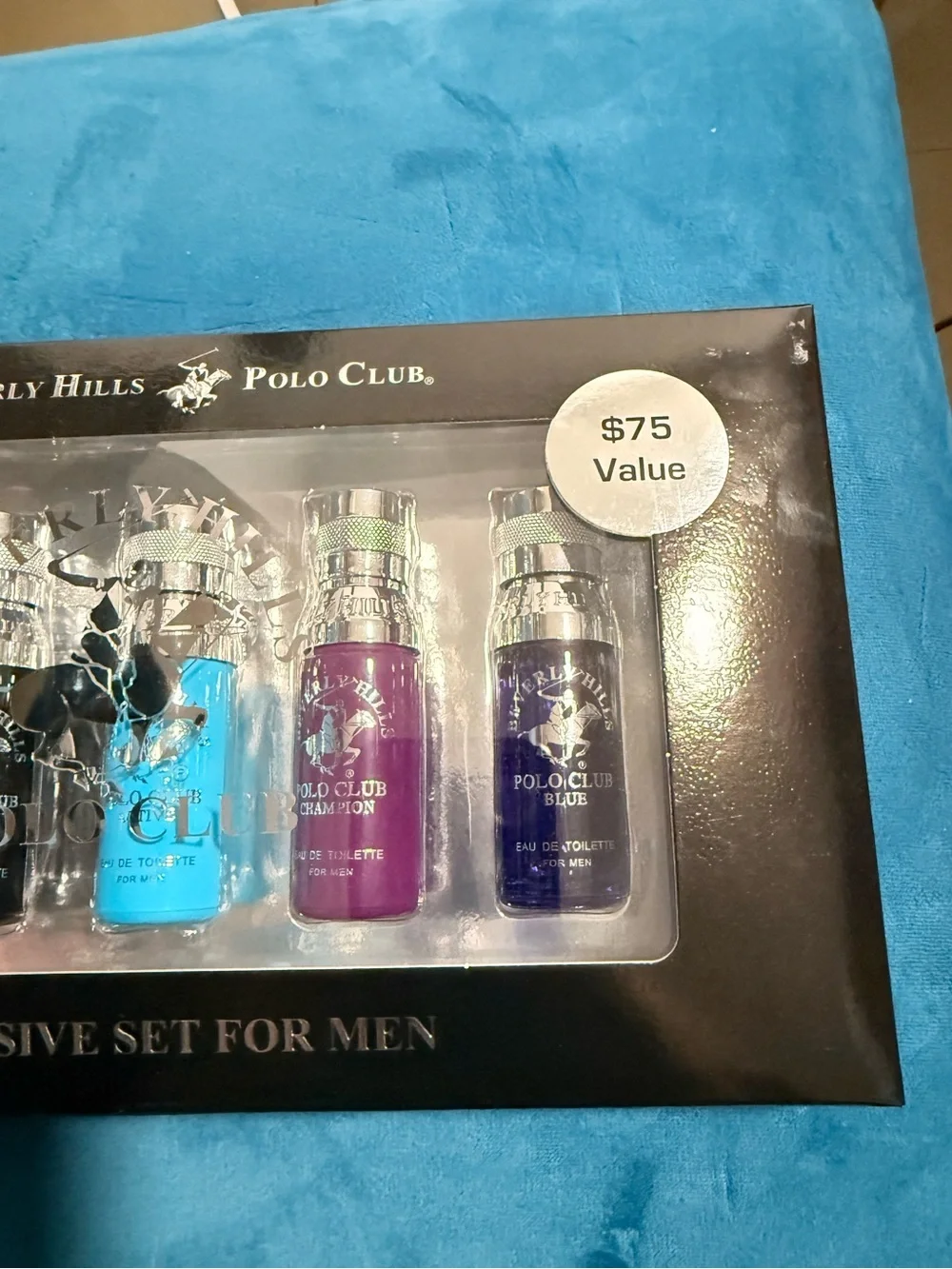 Beverly Hills Polo Club Bath & Body Set - Red, Black, Blue, Purple